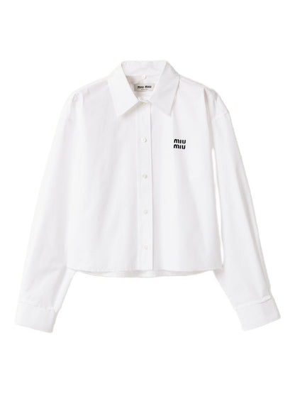 Miu Miu Camisa Cropped