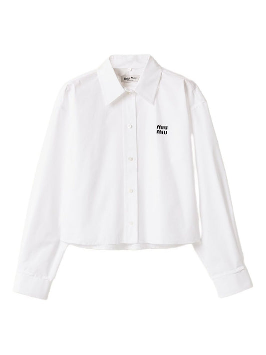 Miu Miu Camisa Cropped