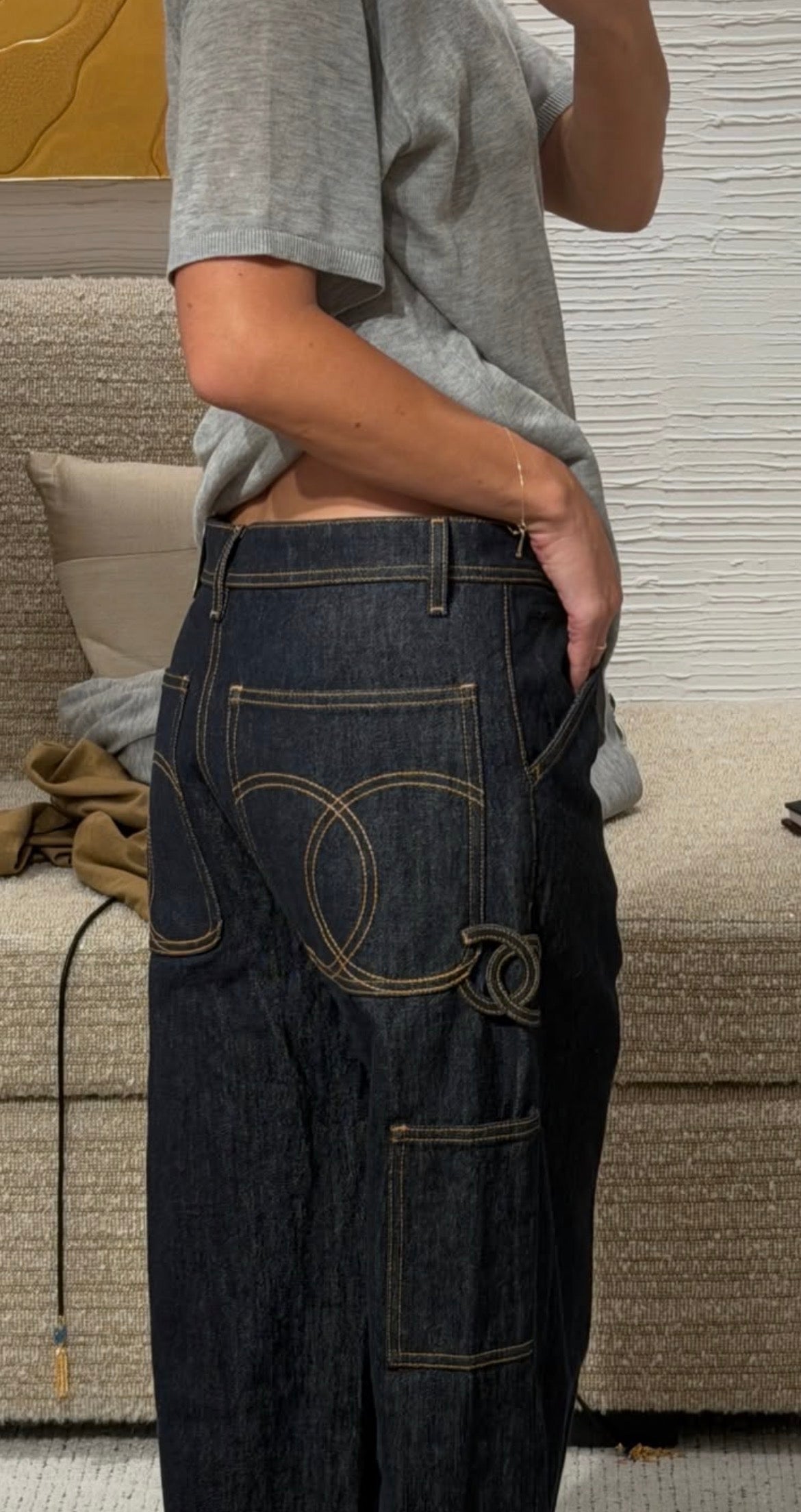 Chanel Cargo Jeans