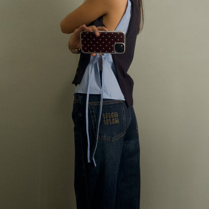 Miu Miu Set Chaleco y Camisa